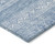 8' X 10' Sky Blue And Ivory Southwestern Washable Indoor Outdoor Area Rug