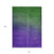 10' X 14' Green Purple And Charcoal Ombre Washable Indoor Outdoor Area Rug