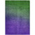 10' X 14' Green Purple And Charcoal Ombre Washable Indoor Outdoor Area Rug