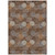 8' X 10' Brown Gray And Ivory Polka Dot Washable Indoor Outdoor Area Rug