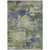 8' X 10' Purple Olive Green And Taupe Abstract Washable Indoor Outdoor Area Rug