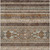 9' X 12' Chocolate And Gray Southwestern Washable Indoor Outdoor Area Rug
