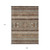 9' X 12' Chocolate And Gray Southwestern Washable Indoor Outdoor Area Rug