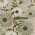 12' X 15' Ivory And Green Floral Indoor Outdoor Area Rug