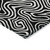 9' X 12' Black And Ivory Abstract Washable Indoor Outdoor Area Rug Transitional Style - Black, Ivory Color