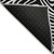 9' X 12' Black And Ivory Abstract Washable Indoor Outdoor Area Rug Transitional Style - Black, Ivory Color