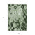 9' X 12' Artichoke Green And Emerald Abstract Washable Indoor Outdoor Area Rug
