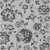 10' X 14' Gray Charcoal And Silver Floral Washable Indoor Outdoor Area Rug Transitional Style - Gray, Charcoal, Silver Color