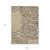 9' X 12' Brown Taupe And Beige Abstract Washable Indoor Outdoor Area Rug Transitional Style - Brown, Taupe, Beige Color