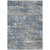 10' X 14' Denim Blue And Gray Geometric Washable Indoor Outdoor Area Rug - 880016753776