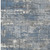 10' X 14' Denim Blue And Gray Geometric Washable Indoor Outdoor Area Rug - 880016753776