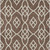 8' X 10' Chocolate And Ivory Trellis Washable Indoor Outdoor Area Rug
