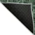 8' X 10' Fern Green And Charcoal Medallion Washable Indoor Outdoor Area Rug