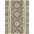 8' X 10' Beige Geometric Washable Indoor Outdoor Area Rug - 880016585292