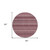 8' Red And Burgundy Round Striped Washable Indoor Outdoor Area Rug