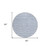 8' Sky Blue And Denim Blue Round Striped Washable Indoor Outdoor Area Rug Transitional Style - Sky Blue, Denim Blue Color