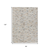 8' X 10' Linen And Gray Geometric Washable Indoor Outdoor Area Rug