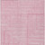 10' X 14' Pink And Ivory Geometric Washable Indoor Outdoor Area Rug Transitional Style - Pink, Ivory Color