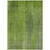 10' X 14' Green Striped Washable Non Skid Indoor Outdoor Area Rug - 608219232337