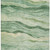 8' X 10' Green Striped Washable Indoor Outdoor Area Rug