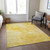 10' X 14' Gold And Yellow Nautical Washable Indoor Outdoor Area Rug