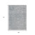 9' X 12' Silver And Beige Abstract Washable Indoor Outdoor Area Rug
