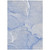 9' X 12' Blue Abstract Washable Non Skid Indoor Outdoor Area Rug Transitional Style - Blue Color