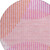 8' Pink Copper And Ivory Round Geometric Washable Indoor Outdoor Area Rug