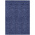 8' X 10' Navy Blue And Charcoal Floral Washable Indoor Outdoor Area Rug