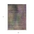 9' X 12' Plum Olive Green And Lavender Abstract Washable Indoor Outdoor Area Rug
