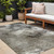 10' X 14' Taupe Beige And Ivory Abstract Washable Indoor Outdoor Area Rug
