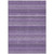 10' X 14' Lavender And Purple Striped Washable Indoor Outdoor Area Rug - Lavender, Purple