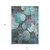 10' X 14' Gray Blue and Purple Abstract Washable Non Skid Indoor Outdoor Area Rug