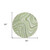 8' Artichoke Green And Ivory Round Abstract Washable Indoor Outdoor Area Rug Transitional Style - Artichoke Green, Ivory Color