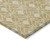10' X 14' Gold And Ivory Geometric Washable Indoor Outdoor Area Rug Transitional Style - Gold, Ivory Color