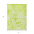 10' X 14' Lime Green Abstract Washable Non Skid Indoor Outdoor Area Rug