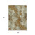8' X 10' Terra Cotta And Beige Abstract Washable Indoor Outdoor Area Rug - Terra Cotta, Beige