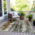 9' X 12' Taupe And Ivory Abstract Washable Indoor Outdoor Area Rug - Taupe, Ivory