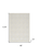 4' X 6' Ivory Indoor Outdoor Area Rug