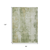 8' X 10' Sage And Ivory Abstract Washable Indoor Outdoor Area Rug