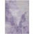 10' X 14' Plum And Purple Abstract Washable Indoor Outdoor Area Rug - Plum, Purple