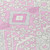 8' Pink Ivory And Gray Round Floral Washable Indoor Outdoor Area Rug