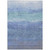 8' X 10' Blue Teal Blue And Sky Blue Abstract Washable Indoor Outdoor Area Rug