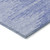 9' X 12' Denim Blue And Ivory Abstract Washable Indoor Outdoor Area Rug