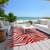9' X 12' Red And Ivory Animal Print Washable Indoor Outdoor Area Rug