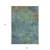 9' X 12' Blue Abstract Washable Indoor Outdoor Area Rug Transitional Style - Blue Color