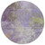 8' Purple And Olive Green Round Abstract Washable Indoor Outdoor Area Rug