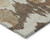 9' X 12' Brown And Beige Abstract Washable Indoor Outdoor Area Rug - Brown, Beige