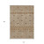 10' X 14' Brown And Beige Geometric Washable Indoor Outdoor Area Rug Transitional Style - Brown, Beige Color