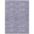 9' X 12' Lavender Sage And Ivory Geometric Washable Indoor Outdoor Area Rug